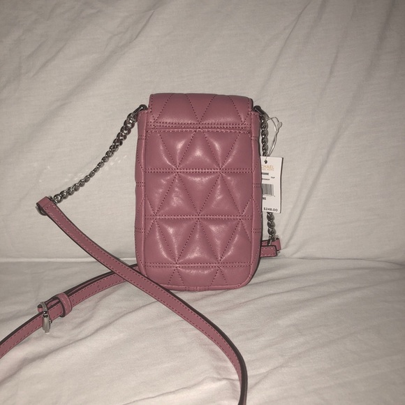 Michael Kors Sloan Phone Quilted Chain Crossbody - Picture 2 of 6